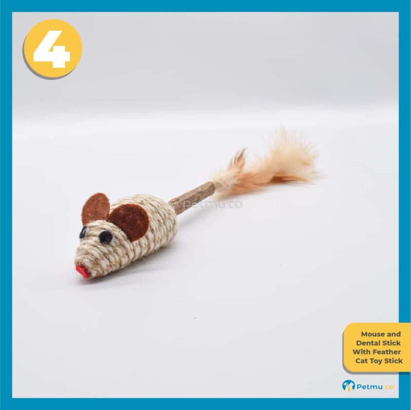 Petmu.co Best Value Cat Toys Combo Set C (Cat Teaser Toys with Bell, Set Mainan Kucing Murah) [4 Pcs] - Image 6