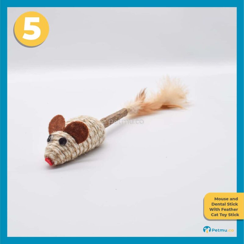 Petmu.co Best Value Cat Toys Combo Set D (Cat Teaser Toys with Bell, Set Mainan Kucing Murah) [6 Pcs] - Image 7
