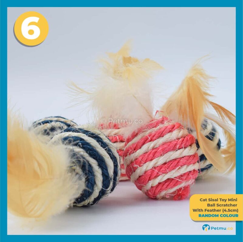 Petmu.co Best Value Cat Toys Combo Set D (Cat Teaser Toys with Bell, Set Mainan Kucing Murah) [6 Pcs] - Image 8