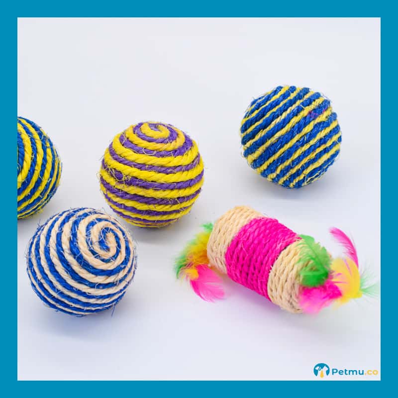 Cat Teaser Ball Scratcher 7cm (Medium size) - Image 3