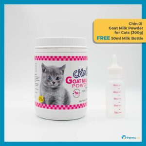 Chin Ji Goat Milk Powder for Cat (300g) [FREE 1 x Milk Bottle (50ml)]