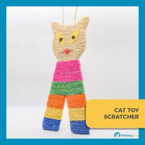 Eco-Sisal Cat Shape Scratcher 40cm (L Size)