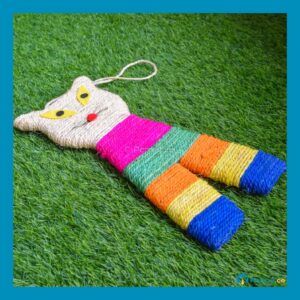 LF001-LF 4 Eco-Sisal Cat Shape Scratcher 40cm (L Size)