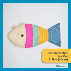 Eco-Sisal Fish Shape Scratcher 40cm (L Size)