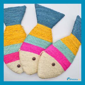 LF002-LF 2 Eco-Sisal Fish Shape Scratcher 40cm (L Size)